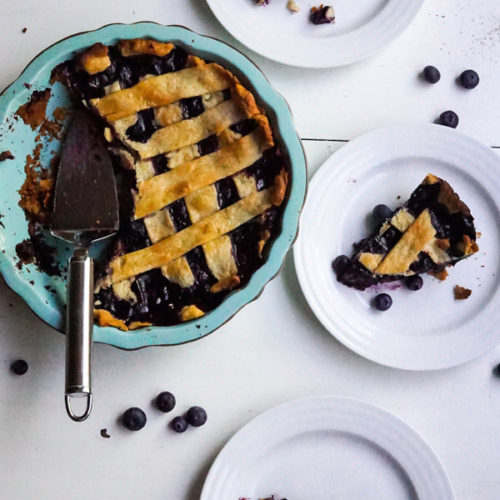 Classic Blueberry Pie Four To Cook For