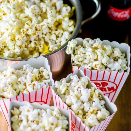 Put too much oil on my popcorn. Poured the extra in a plastic cup