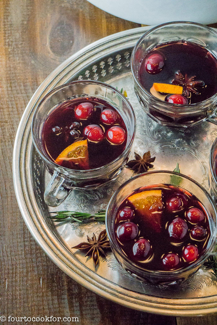 Silver Mulled Wine Pot with Warmer