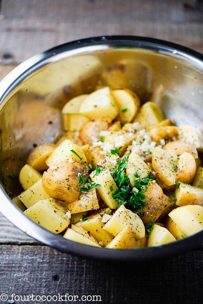 Garlic Lemon Potatoes