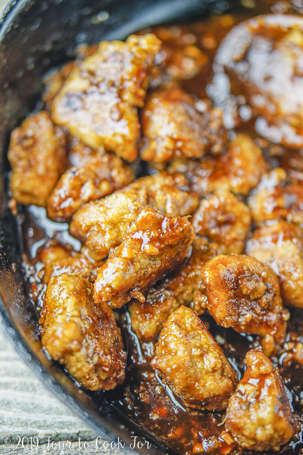 Sticky Garlic Chicken Bites Four To Cook For