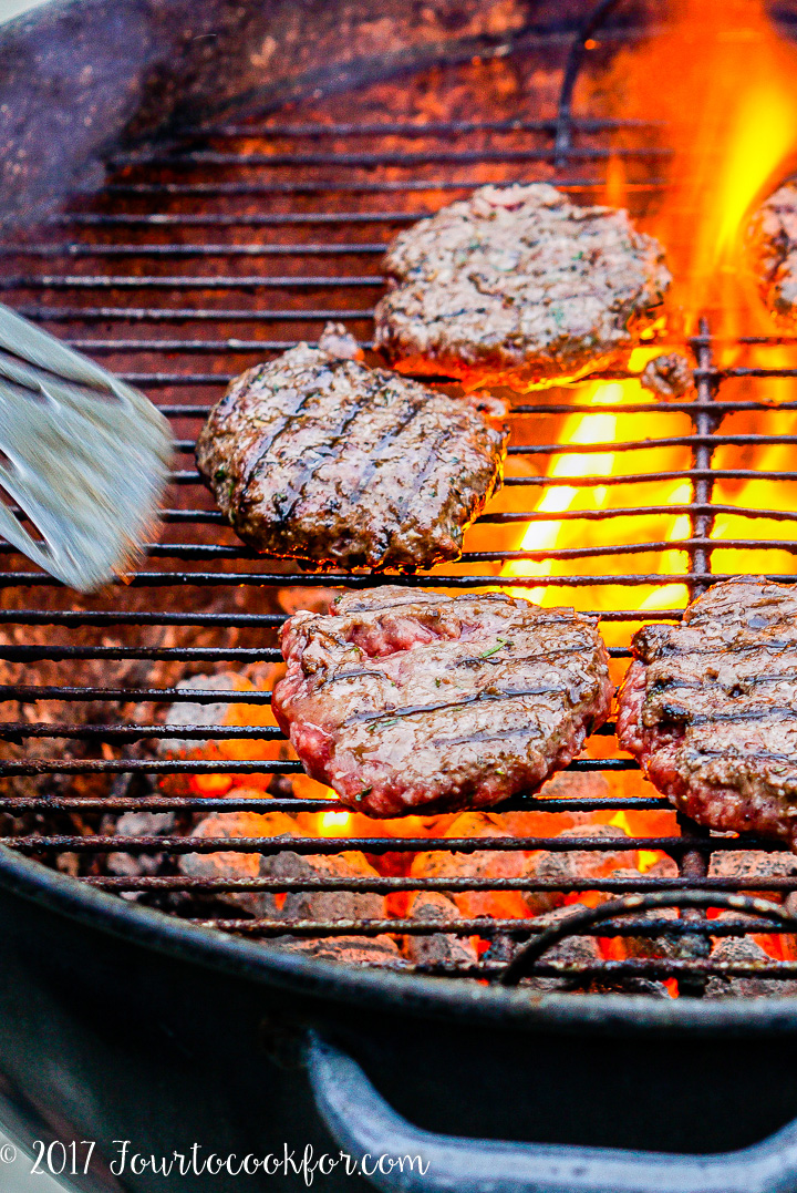 Greek-style Lamb Burgers